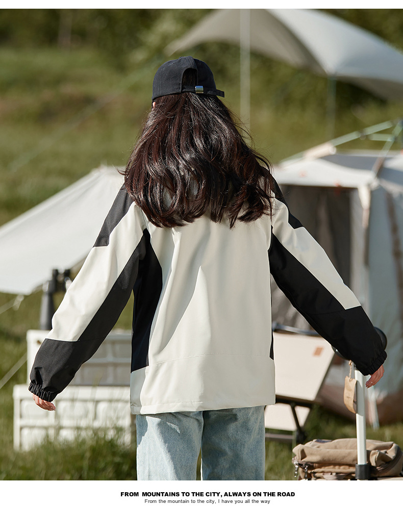 山系冲锋衣三合一男款防风防水加厚登山服女外套可拆卸工作服定制详情23