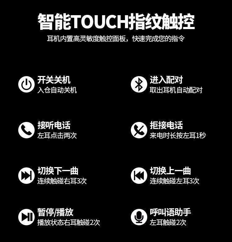 华强北六代蓝牙手机耳机运动降噪耳机跨境无线蓝牙耳机2026新款详情2