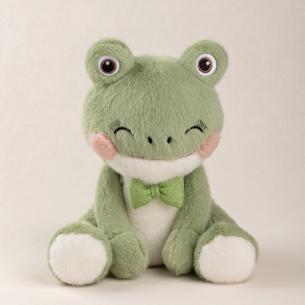 BOBYBOBO可爱青蛙儿童女孩公仔毛绒玩具宝宝陪伴玩偶详情3