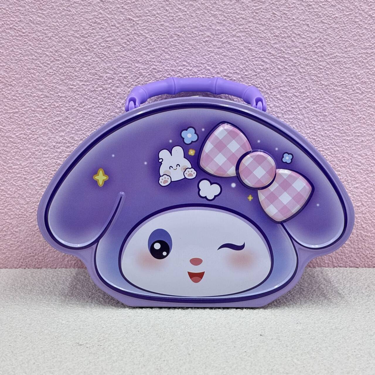 大耳兔密码储钱罐可爱金属创意儿童铁皮带锁存钱罐学生储蓄罐详情5