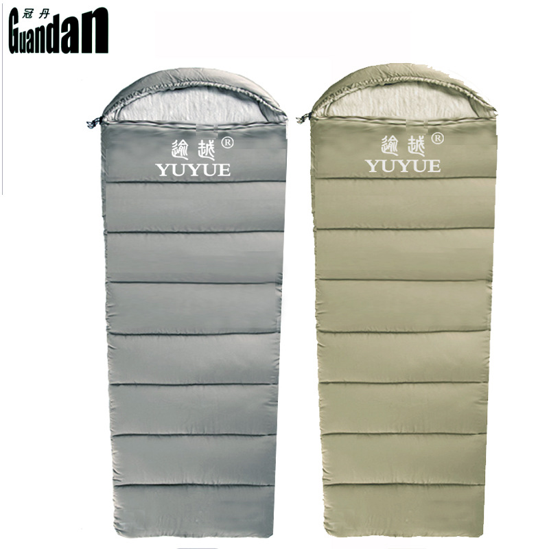 Factory wholesale envelope, cap sleeping bags, washable, machine-washable, splicable, portable cross-border outdoor trapezoidal sleeping bags pic 11