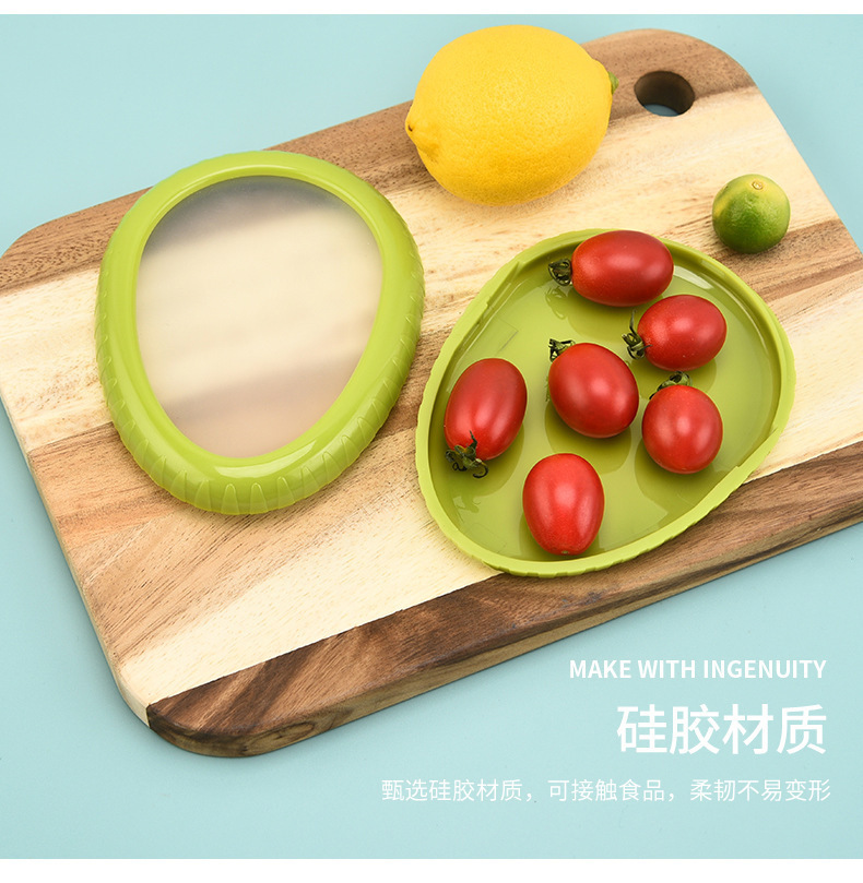 Hot-selling fruit preservation boxes with silicone film sealing from the in-stock factory, mini refrigerators for storing vegetables and avocados, Yamato pic 3