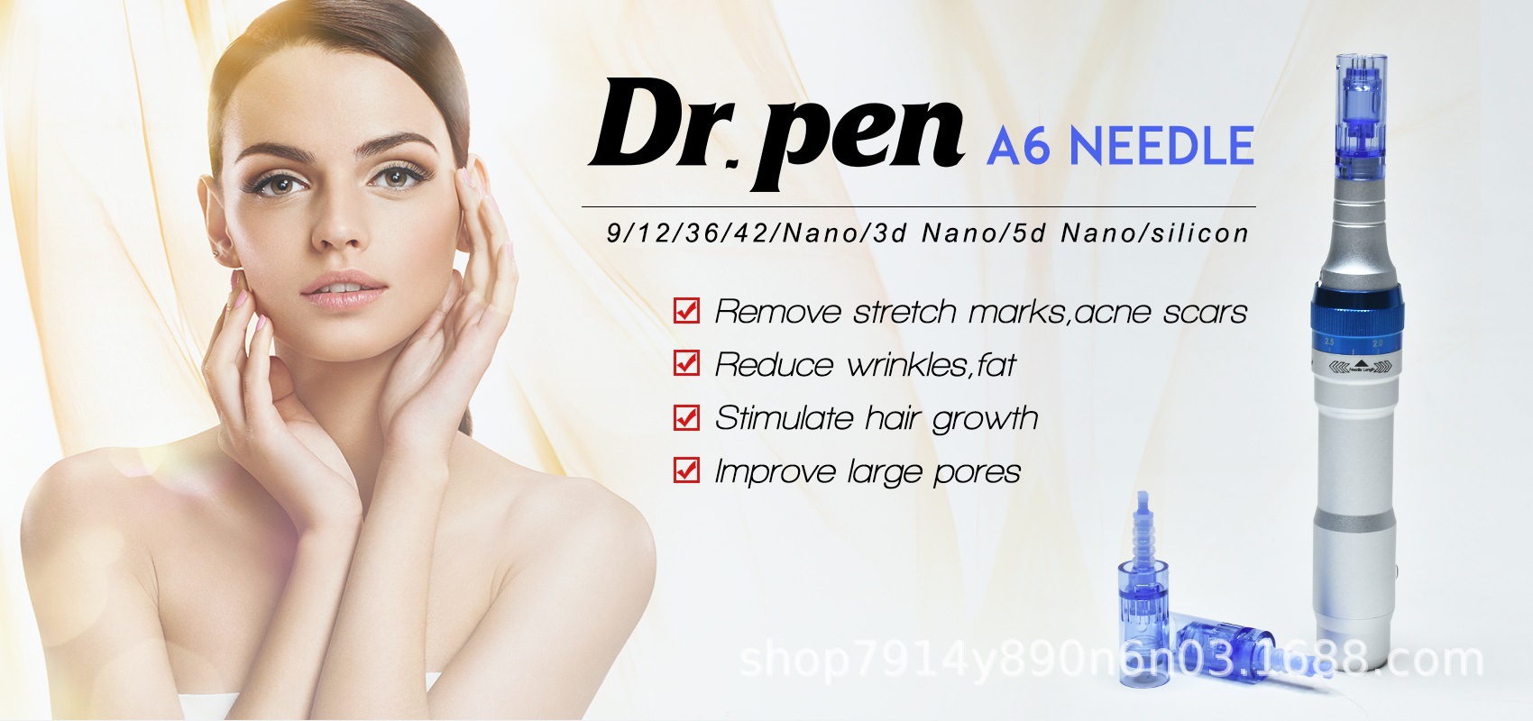 Amazon DrpenA6 electric microneedle Microcrystalline Delivery Device, genuine dermapen instrument, hydrates and rejuvenates the skin pic 2