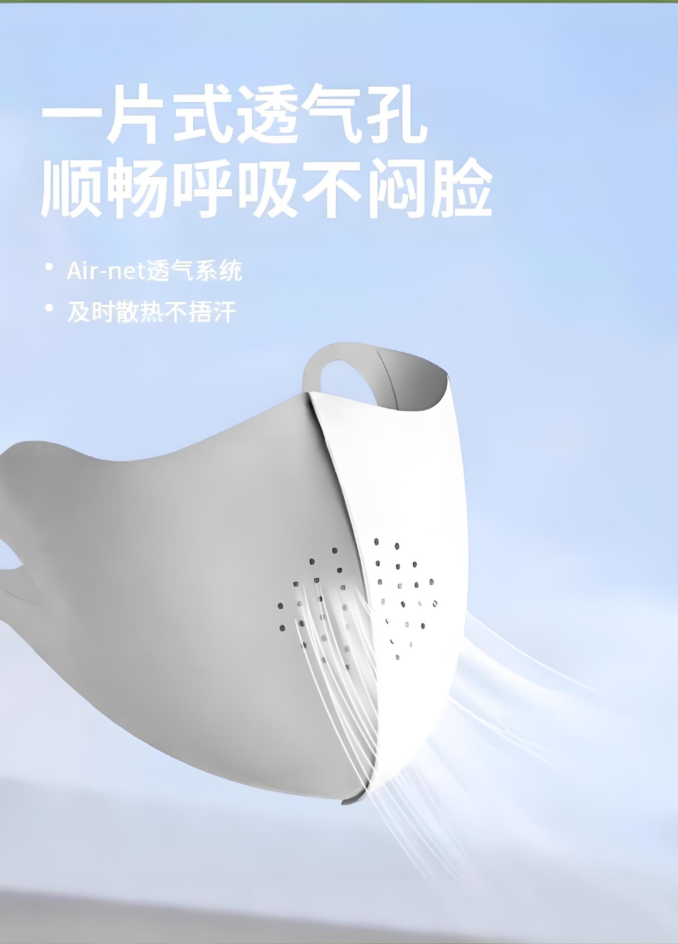 Hyaluronic acid ice silk sun protection mask for women, high school appearance level, summer UV protection, eye protection corner breathable three-dimensional mask for men pic 17