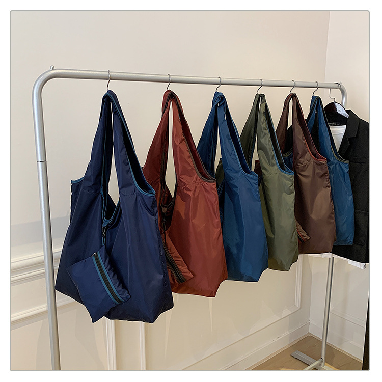 2026新款韩版折叠购物袋大容量收纳袋防水超市手提托特包环保布袋详情28