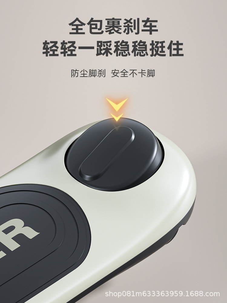 新款儿童滑板车音乐灯光一键折叠全包踏板男女宝宝2-12岁滑行车详情3