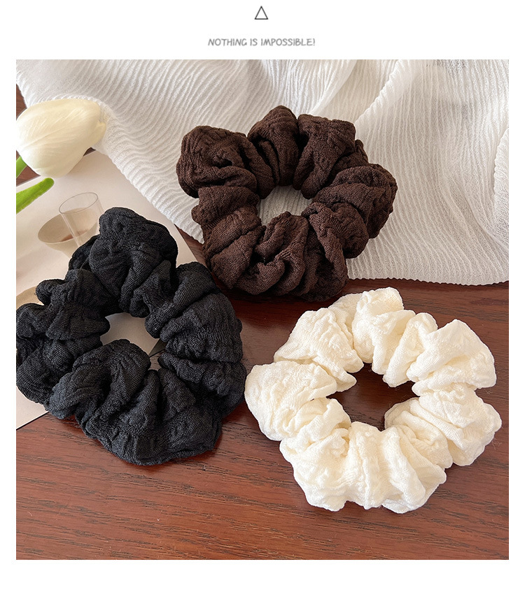 2024 New Korean-style high-end bun hair tie female pig large intestine rubber band hair tie pic 7