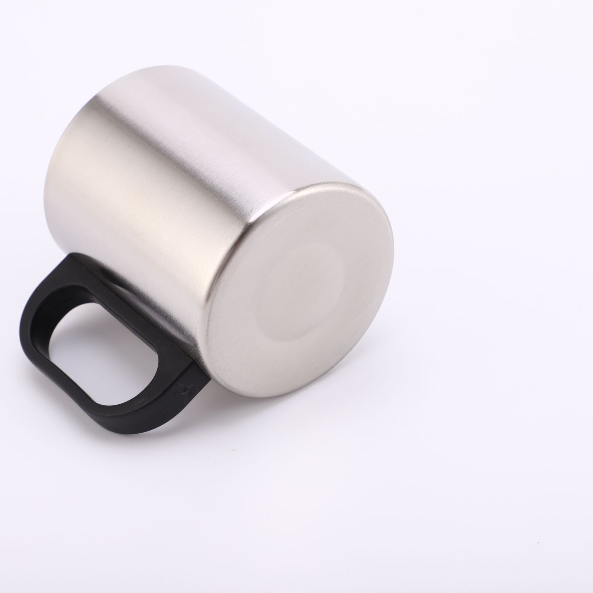 Wholesale of cross-border 304 stainless steel mini mugs with LIDS, handles, multi-functional and shock-resistant water cups pic 19