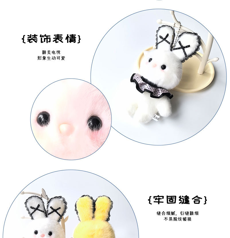 Customized plush toys with three rabbits, trendy dolls, cute and soft toy gifts pic 12