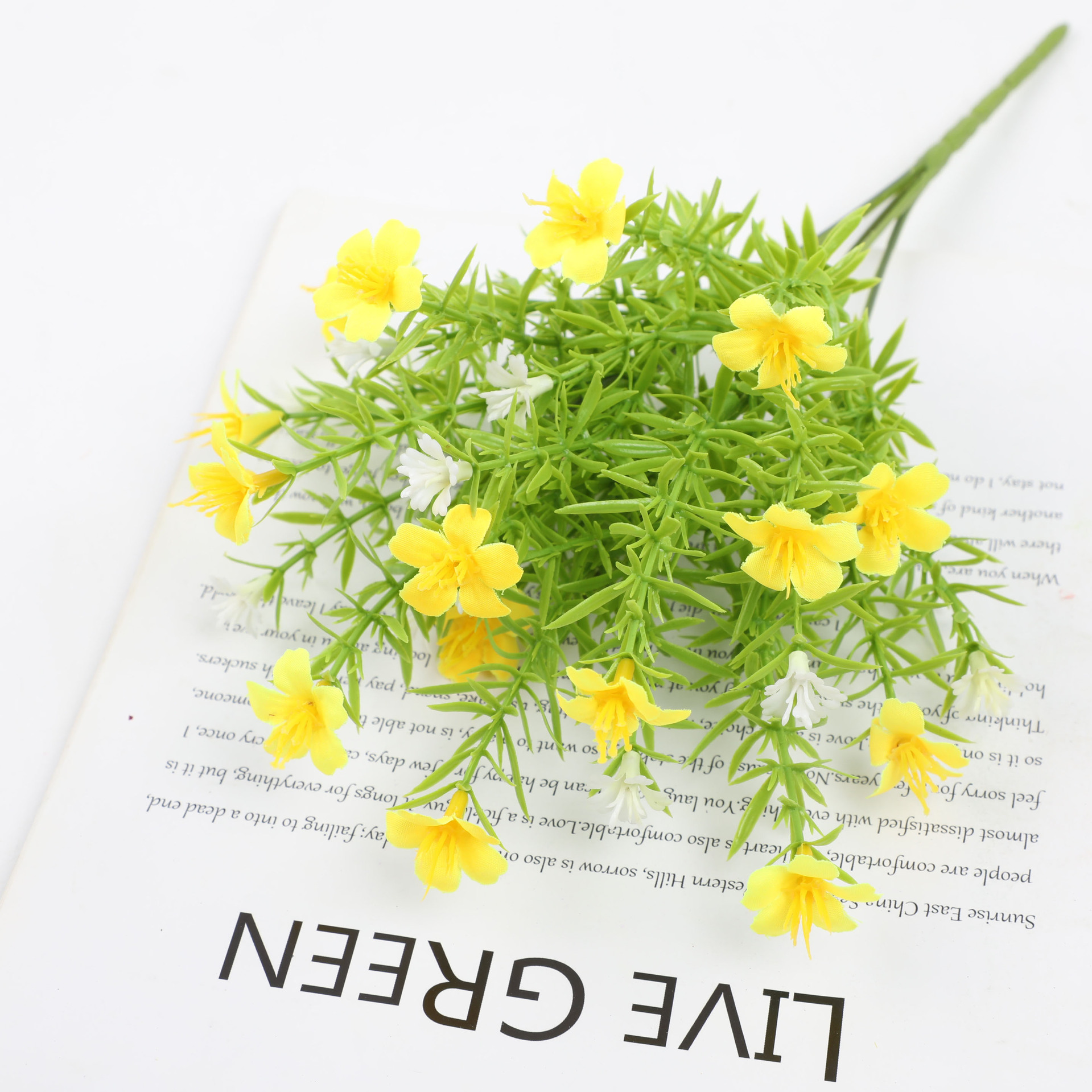 仿真塑料花米兰草家居装饰人造花束仿真植物假花绿植水草工厂批发详情6