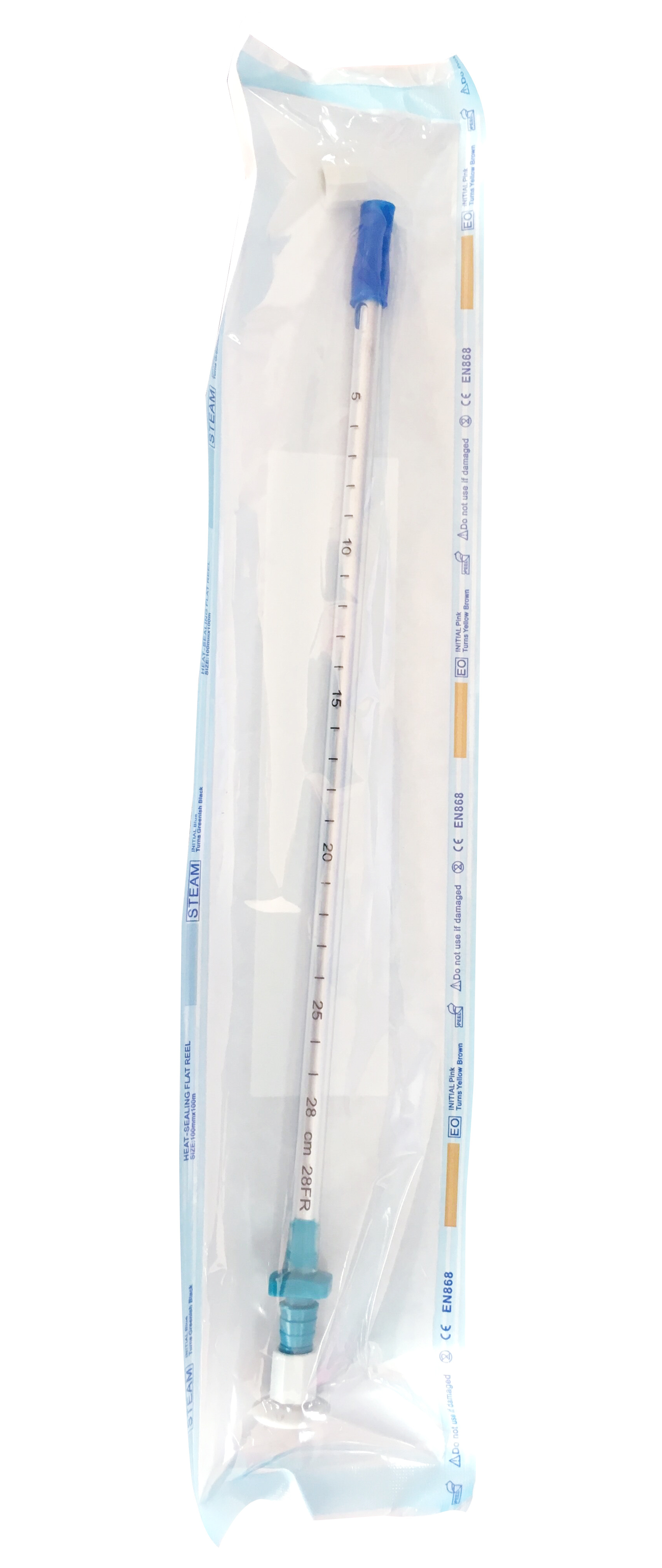 Disposable PVC needle-equipped thoracic drainage tubes 14/16/18FR for foreign trade, independently packaged in English pic 6