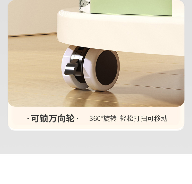 旋转书架360度书柜家用落地置物架学生儿童绘本阅读区收纳可移动详情15