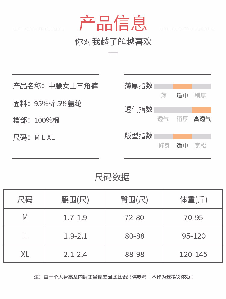 日系女士内裤女纯棉7a类女生中腰全棉档抗菌少女三角裤短裤批发详情12