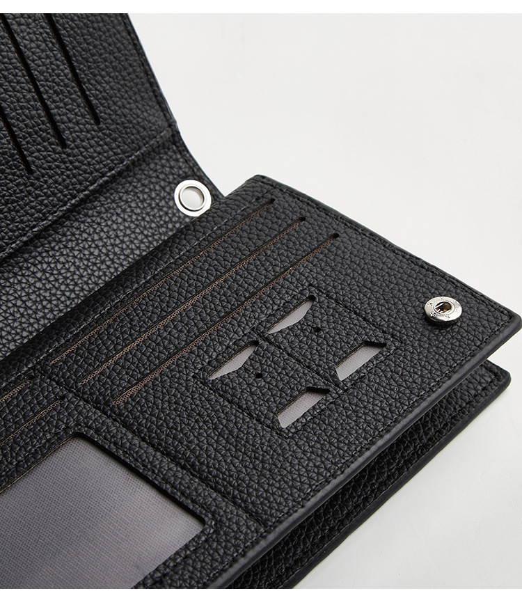 新款钱包男士长款拉链手包时尚多功能商务男手拿包轻奢钱皮夹卡包详情12