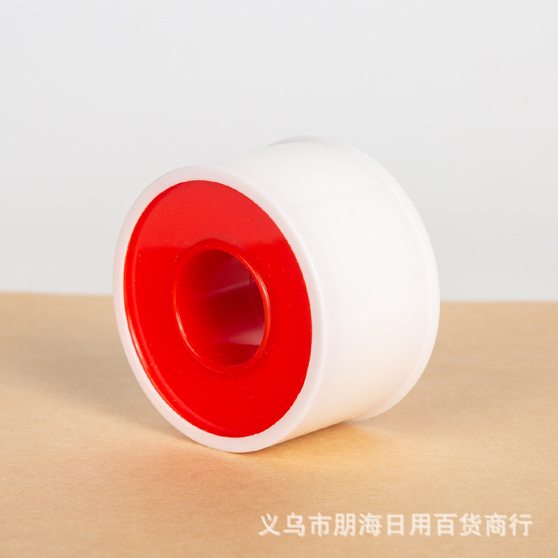 White cotton sports tape (red core, white sleeve) 2.5cm*5m*12 rolls *24 boxes Hot melt adhesive white cotton tape pic 9