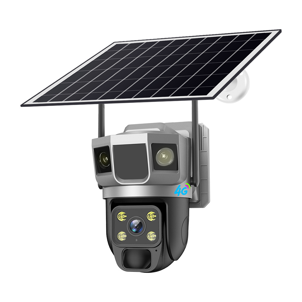 New outdoor video recording solar surveillance camera, home 360 night vision high-definition monitor, wild orchard pic 13