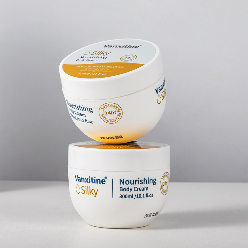 Cross-border Body lotion large white bowl Body lotion Moisturizing Dry Skin Moisturizing Fragrance Moisturizing Cream 300ml export pic 16