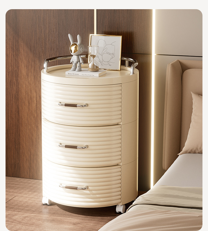 Drawer-type storage cabinet, household living room storage cabinet, multi-layer slit toy and snack storage cabinet, bedroom bedside table pic 3