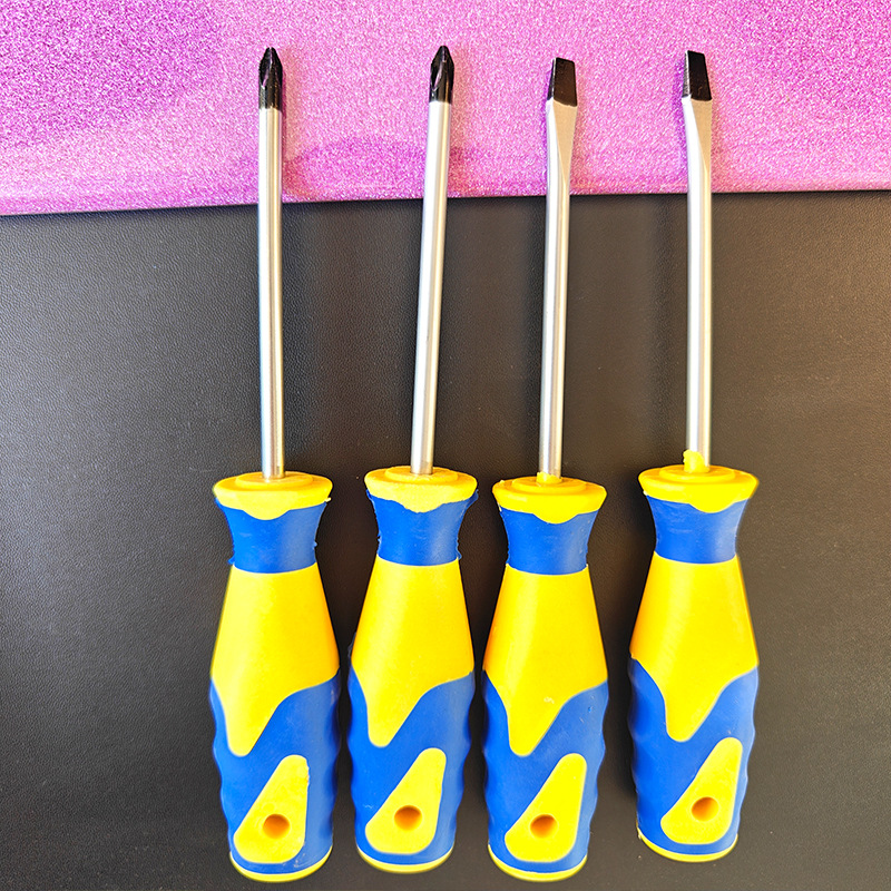 【 Packaging Area 】 4-inch Blue Huangbing screwdriver 450 yuan per piece. 4-inch blue Huangbing screwdriver, flat-head cross-shaped plum blossom screwdriver handle, anti-slip screwdriver, wholesale for 2 yuan pic 3