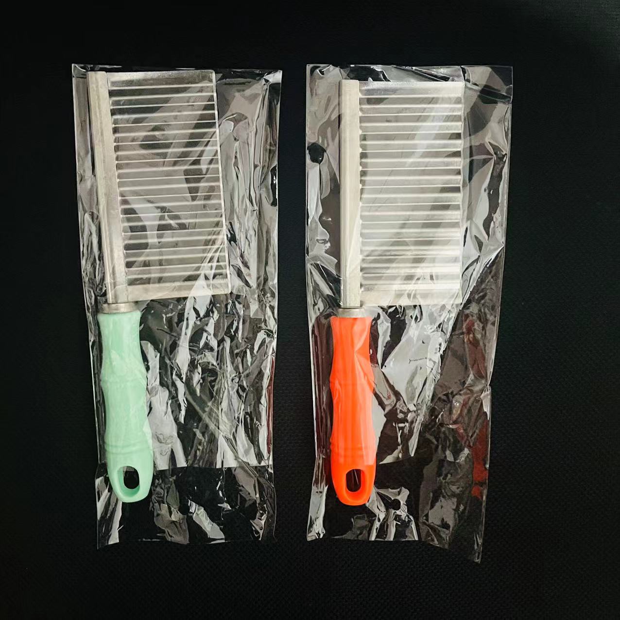 【 Zone 2-10 】 Potato knife 5 per bundle 500 per box, multi-functional Wolf tooth potato wavy knife, household deep-textured thickened Langya potato and fancy French fries knife 2 yuan pic 3