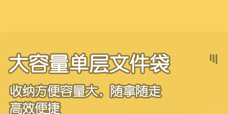 柏逸透明文件袋多规格票据收纳袋网格拉链袋文具试卷学生用资料袋详情10