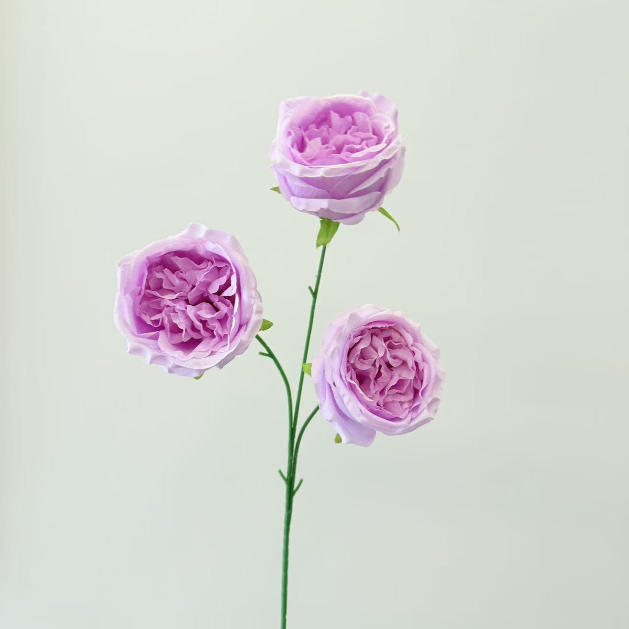 仿真花3头奥斯汀玫瑰花婚庆用花仿真玫瑰花假花婚庆地排花艺装饰详情7