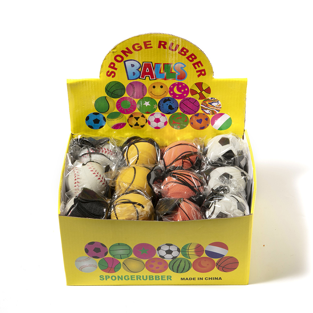 Cross-border best-selling wrist ball 63MMPU elastic ball fitness high-elasticity rubber ball toss ball factory direct sales pic 23