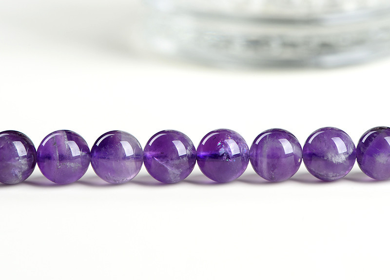 Jiuya Crystal Natural Dreamy Amethyst loose Beads DIY handcrafted bead matching and strumming amethyst semi-finished products pic 5