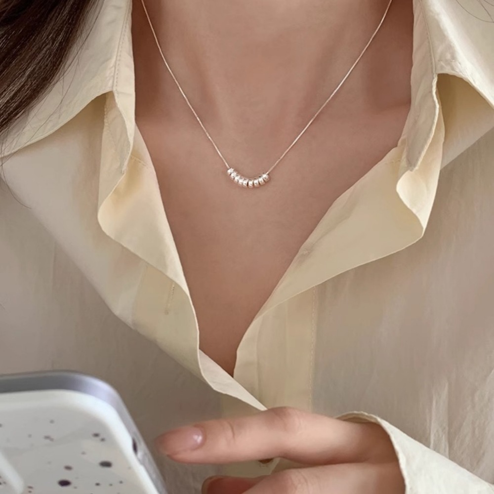 s925纯银珍珠蝴蝶项链女设计感小众高级感不掉色配饰百搭锁骨链潮详情16