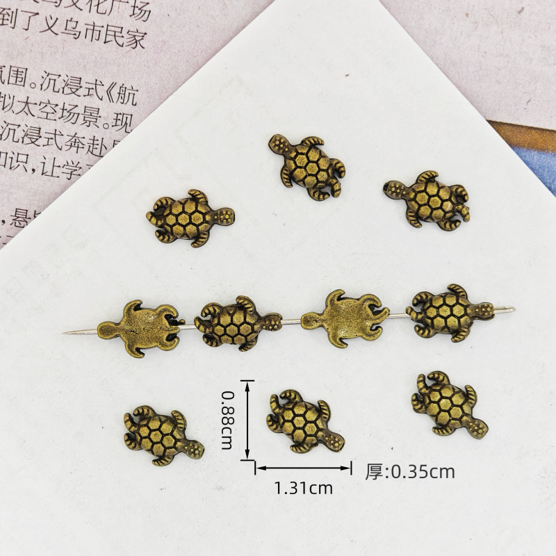 diy合金饰品配件海洋生物海龟挂件 手链项链复古吊坠材料跨境热销详情25