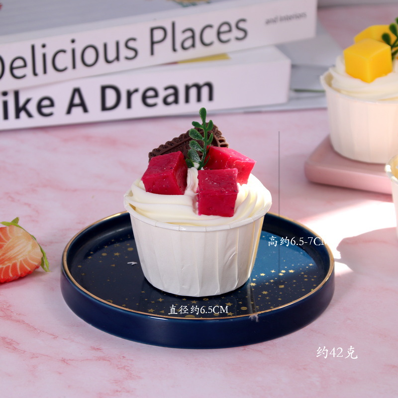 居家仿真假软香纸杯蛋糕冰激凌模型摆设道具食物拍照装饰婚庆道具详情11