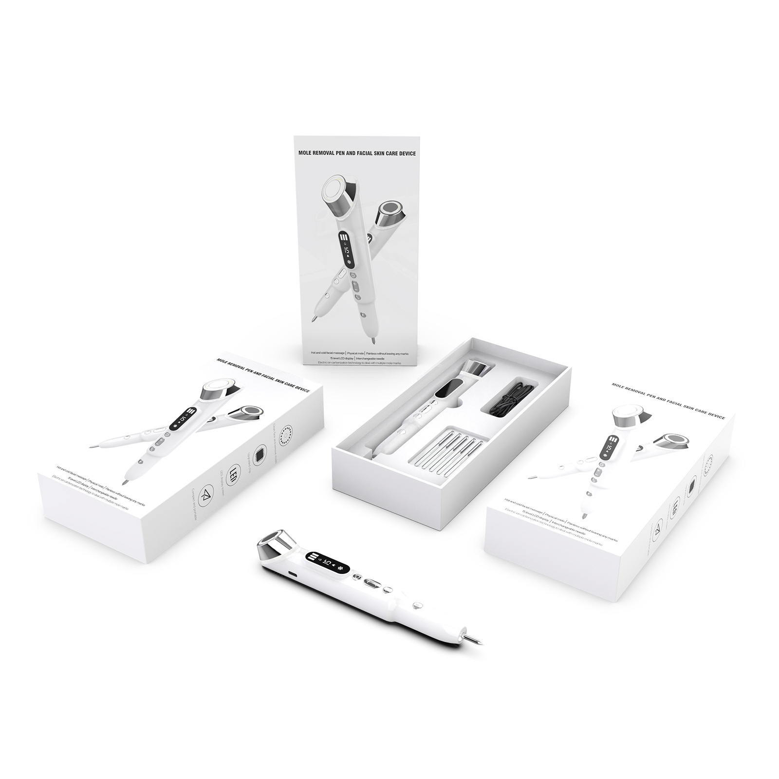 shanilak mole point pen, home introduction device, red and blue light beauty pen, convenient skin care device, cold and hot beauty device, original factory pic 10