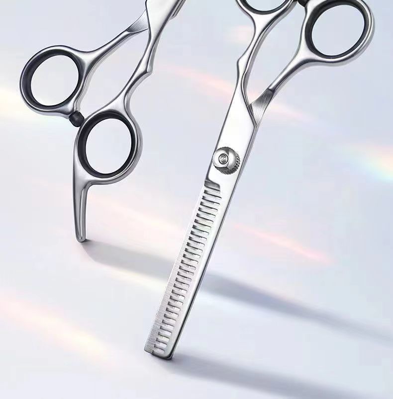 德国精工理发美发剪刀打薄碎发剪平牙剪理发店发型师专业理发剪子详情2