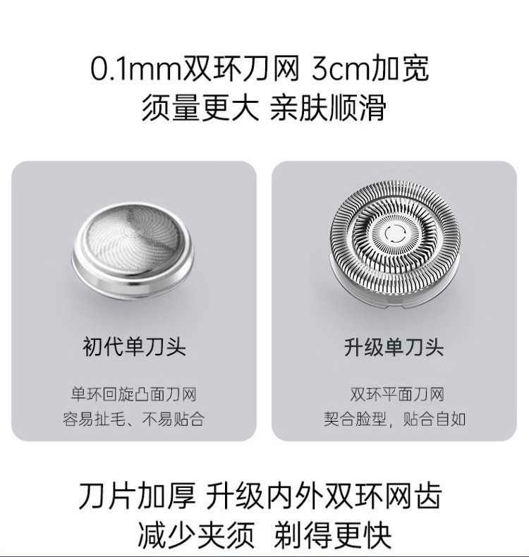 迷你小鋼炮電動剃須刀網(wǎng)紅爆款便攜式充電刮胡刀剃須神器詳情9