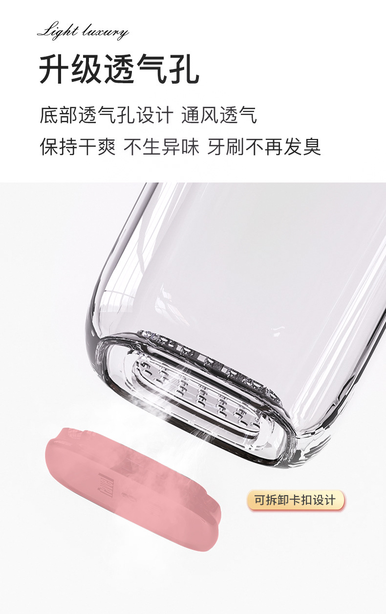 旅行洗漱套装漱口杯子牙膏牙杯三件套洗漱杯便携式折叠牙刷旅行装详情8