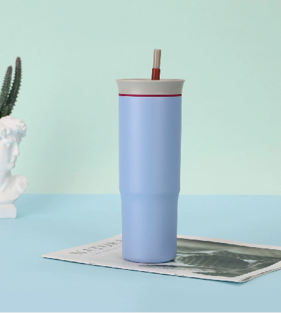 New cross-border 304 stainless steel insulated cup with handle, 40oz large capacity outdoor straw ice cube cup, daily necessities pic 26