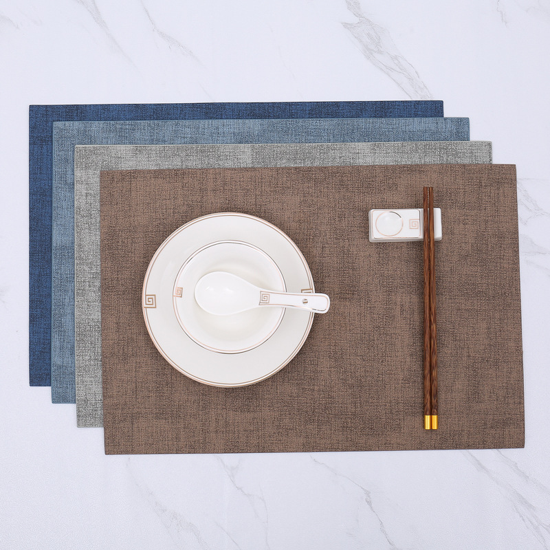 国潮餐垫可水洗桌布茶杯布纹餐桌垫子防烫隔热垫高级感西餐垫杯垫定制详情10