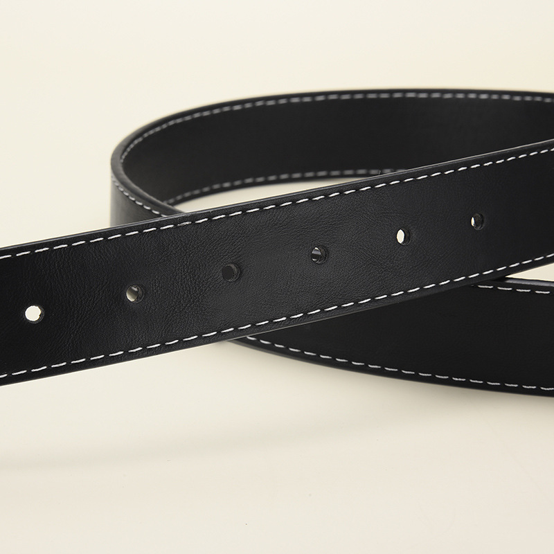 Pin buckle belt for men, young people, Hong Kong style, trendy ins, simple denim belt, unisex, versatile belt pic 6