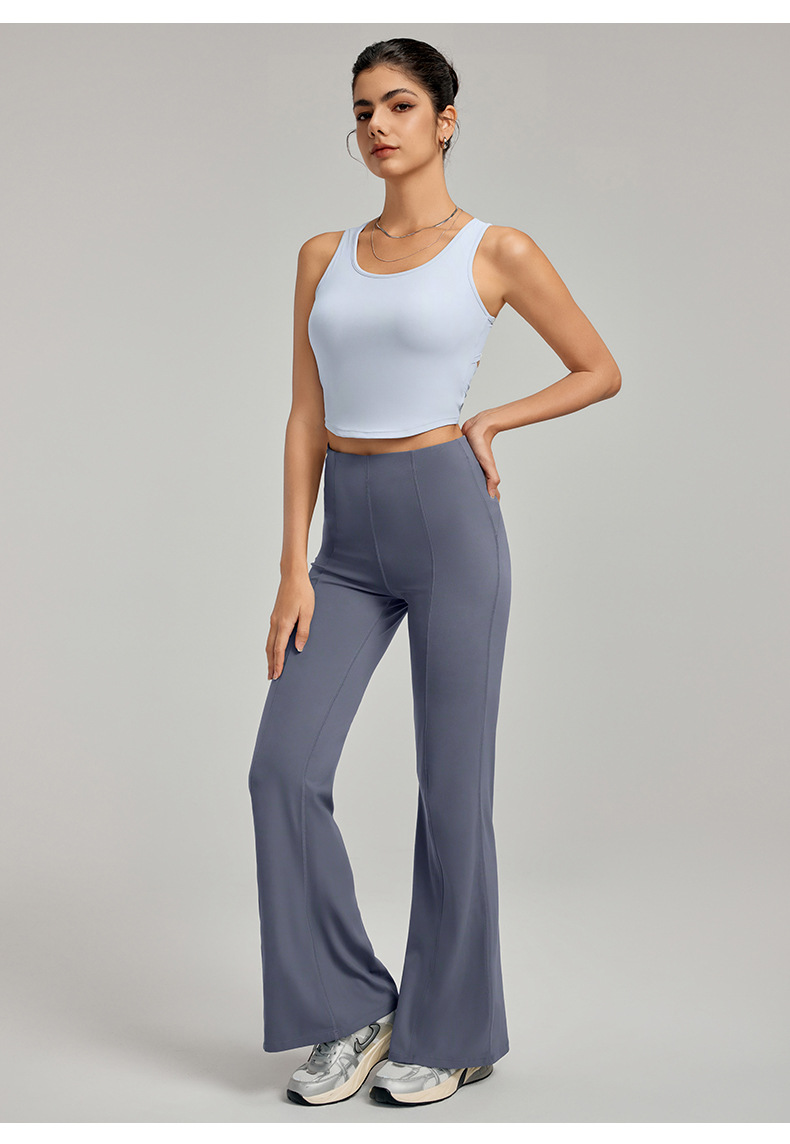 大树服饰运动背心女带胸垫性感瑜伽服上衣背心透气不跑杯健身背心详情25