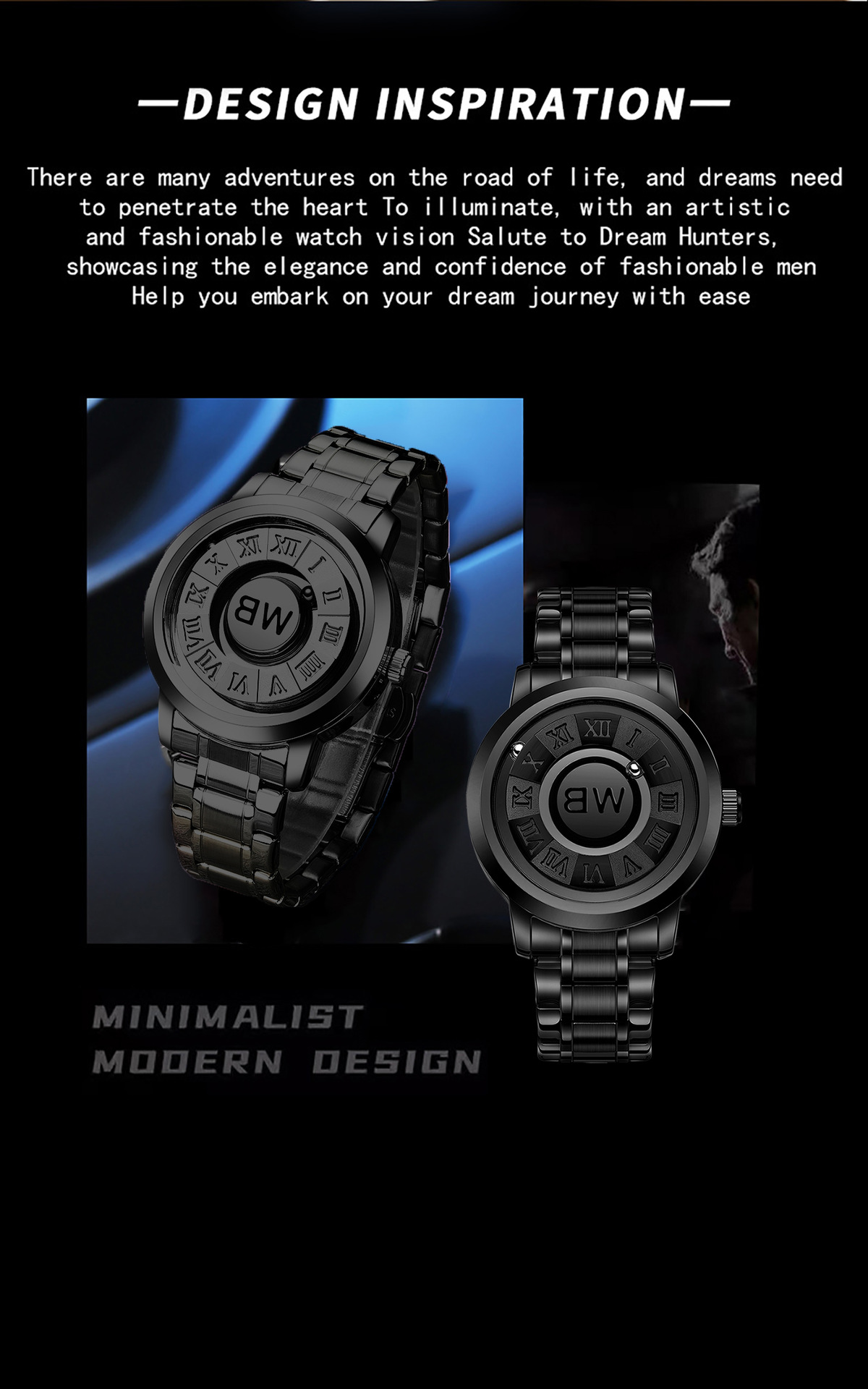 石英表男表炫酷个性男士概念手表男黑科技磁力悬浮博士通BESTWIN详情25