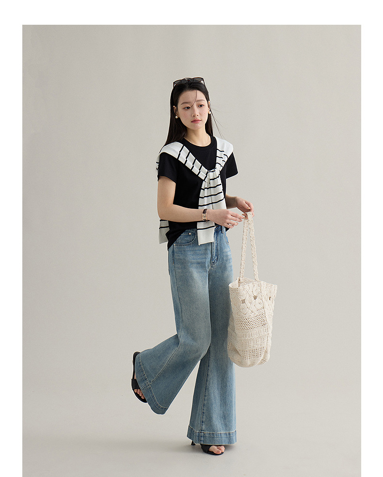 【 Blockbuster B: Super Comfortable Double-collar T-shirt with Upgraded Fabric 】 Spring short-sleeved T-shirt pic 68