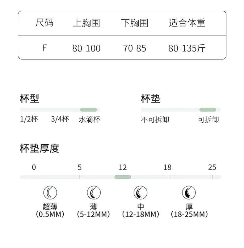 背心式隐形无痕内衣深肤无尺码女收副乳聚拢薄款无钢圈舒适文胸罩详情30