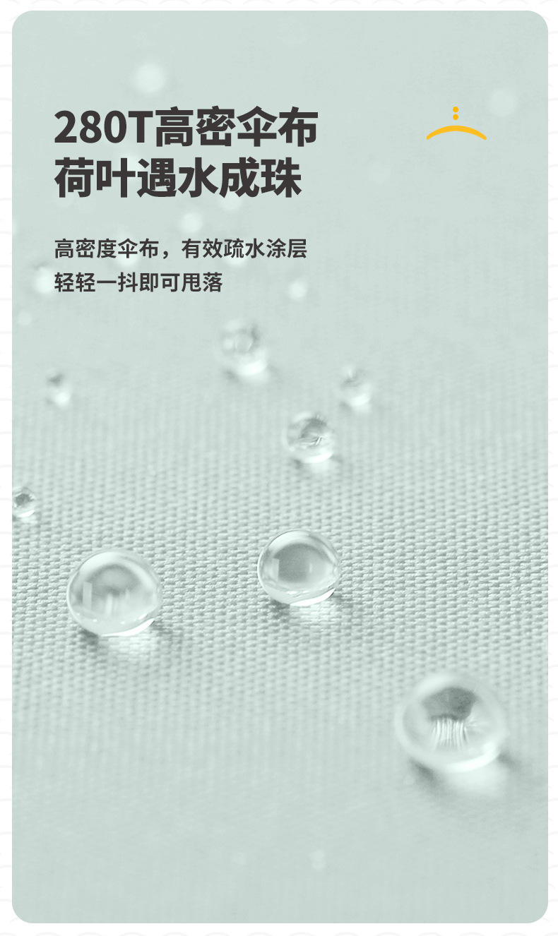 新款10骨三折自动反向雨伞配色手柄三折男士商务雨伞印logo详情20