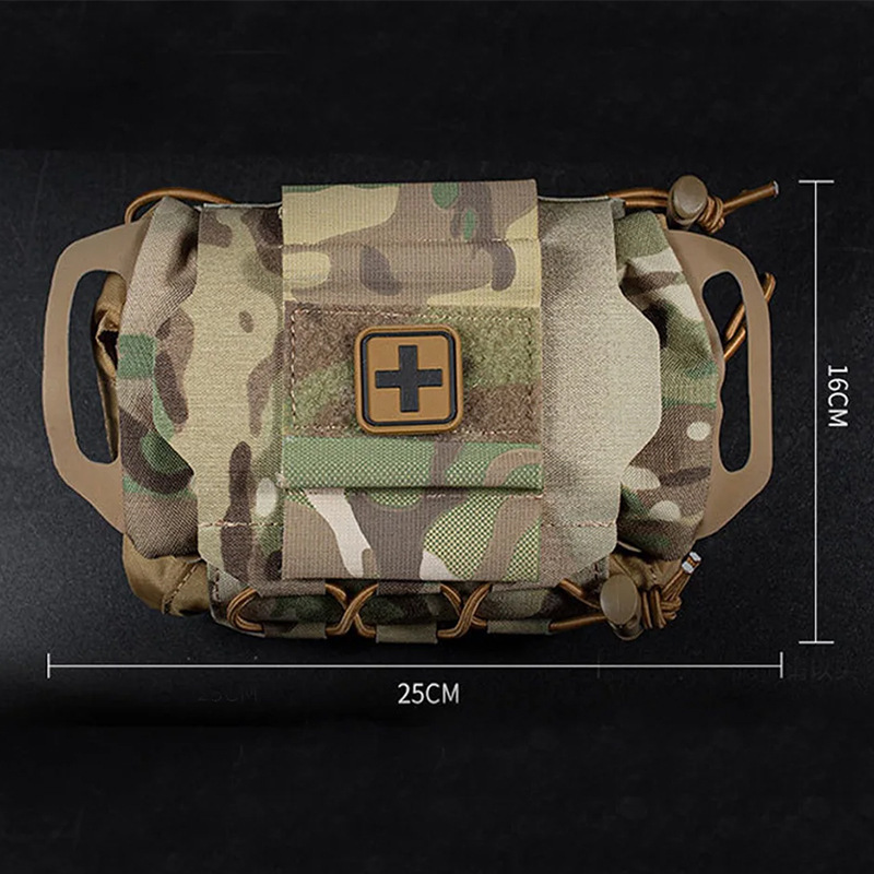 Outdoor hiking quick pull-out bag CS Tactical travel MOLLE accessory Bag Mountain climbing waist bag First aid medical kit pic 2