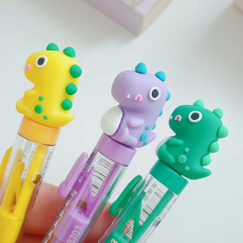 Cartoon DIY eraser, cute Japanese dinosaur eraser, student writing and modification eraser, office stationery wholesale pic 2