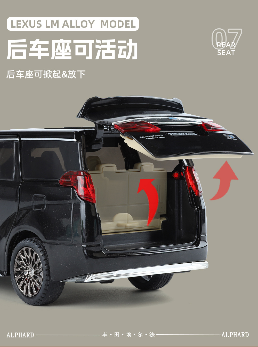 Модель коллекционной машины toyota elphv с дистанционно управляемой акустической моделью pic 11