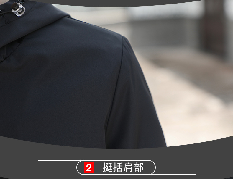 2025户外运动夹克男透气速干弹力宽松拉链无帽的男装春秋季外套潮详情20