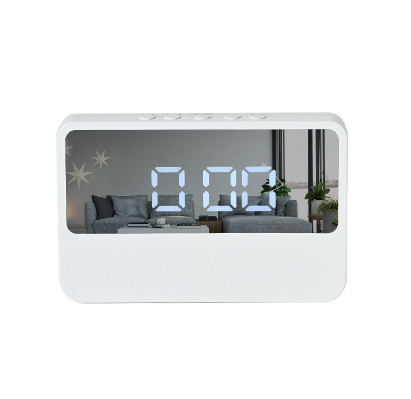 Simple LED electronic alarm clock, student plug-in dual-purpose small alarm clock, digital clock, temperature clock pic 6