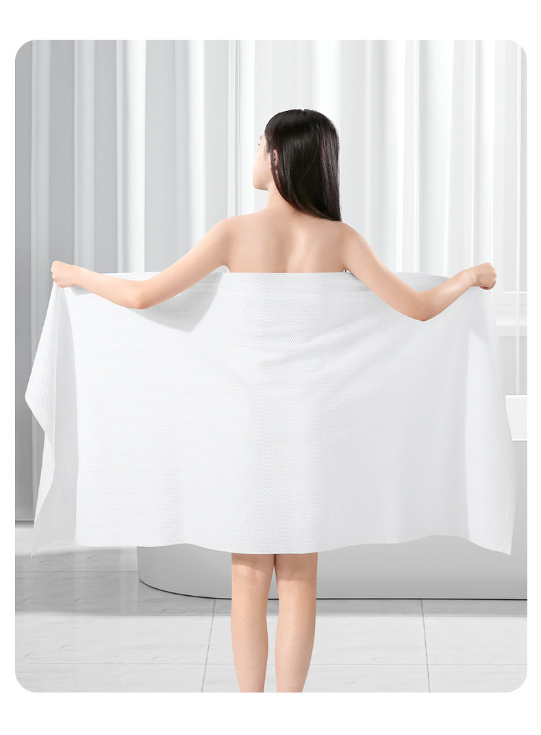 Portable compressed towel, disposable bath towel, individual packaging, pure cotton set, thickened hotel disposable towel compression pic 25