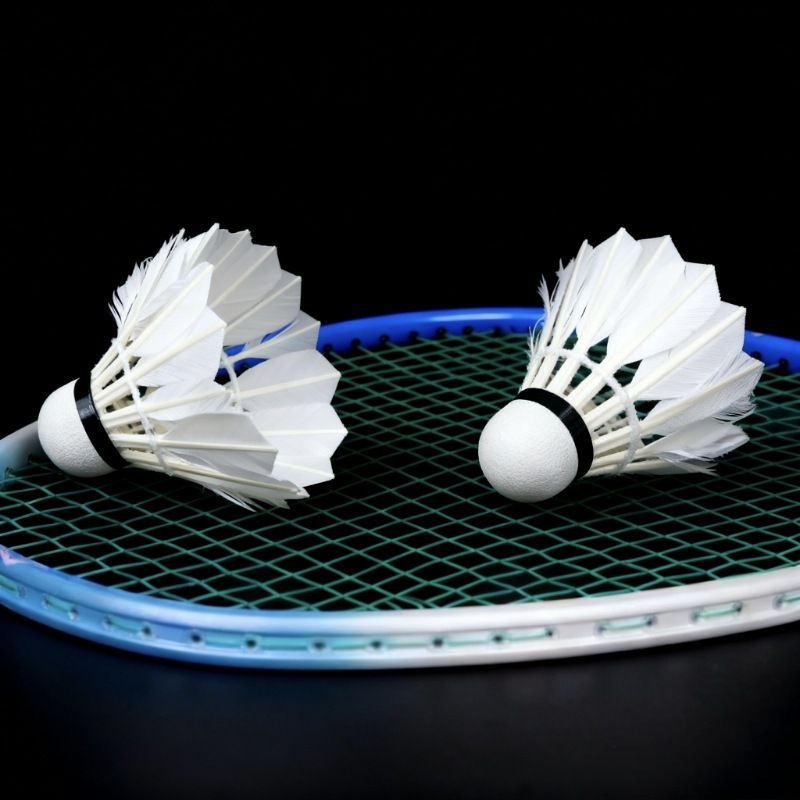 3 balones badminton resistente balón para cadetes entrenamiento inicial balón de badminton balón de plástico plumas interiores y exteriores pic 4
